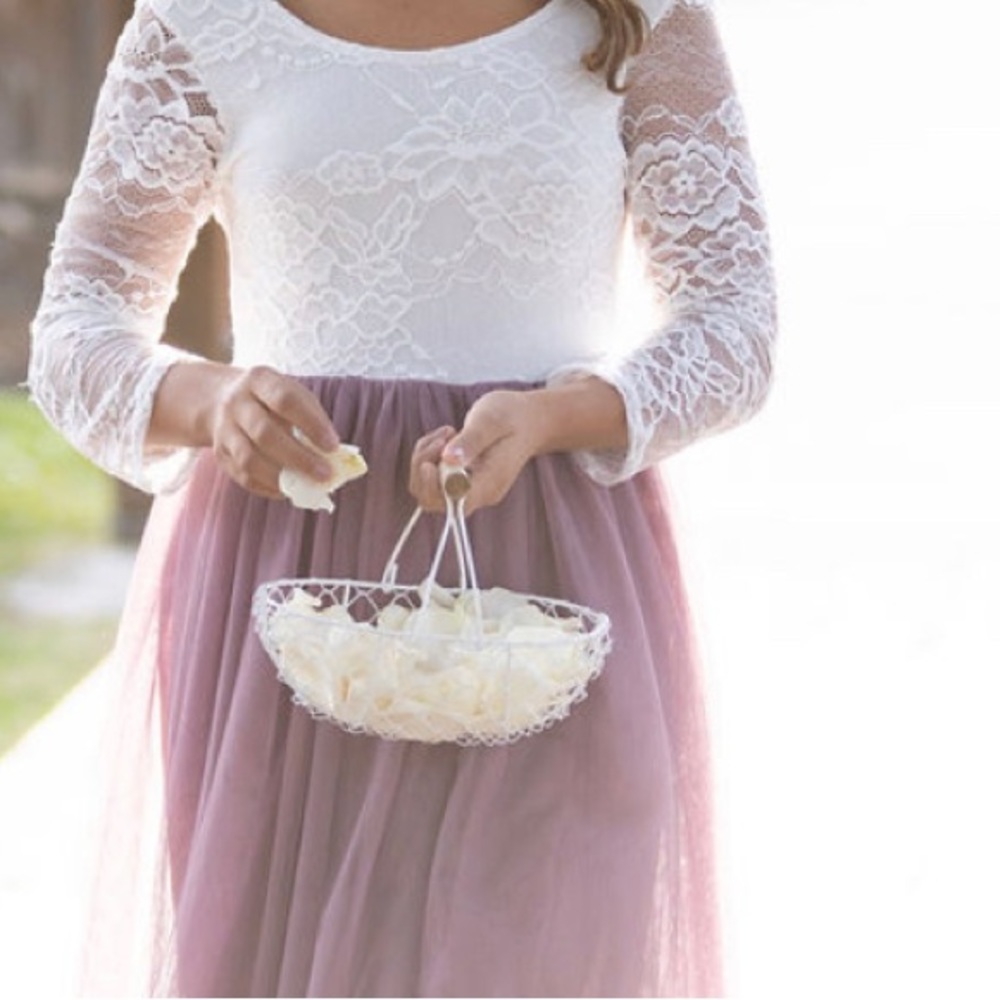 Small flower girl basket